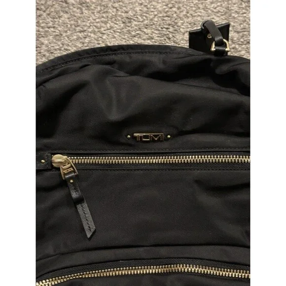TUMI Voyageur Halle Nylon Backpack Black Laptop Unisex Travel TUMI Voyageur Halle Nylon Backpack Black Laptop Unisex Travel